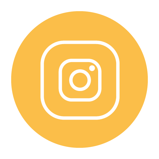 instagram-logo auf gelben Untergrund